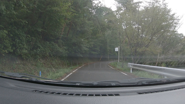 山城町森林公園の山道