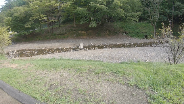 山城町森林公園の渓流