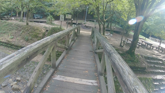 山城町森林公園の橋