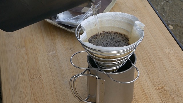 コーヒーを入れてみました