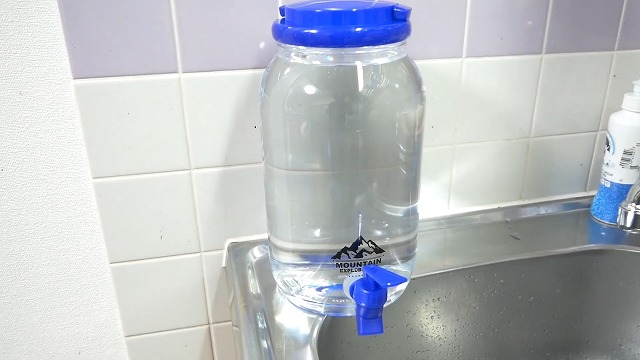 水を満タンまで入れてみました