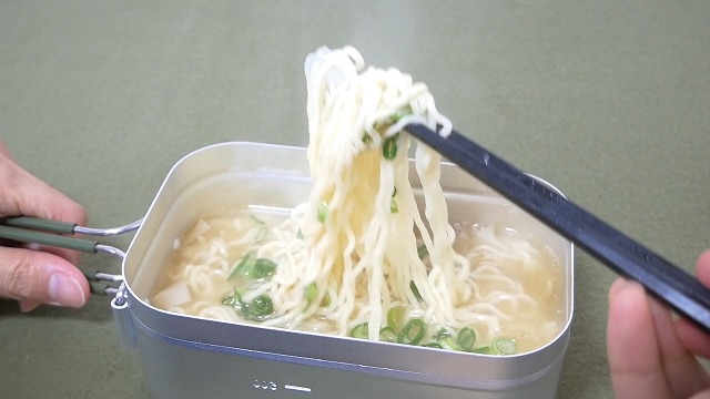 ラーメンが完成